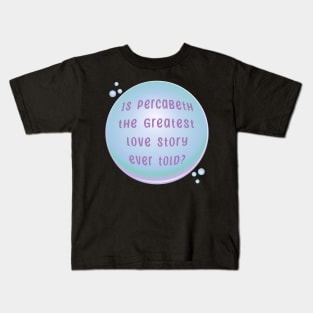 Percabeth Bubble - Pop Kids T-Shirt